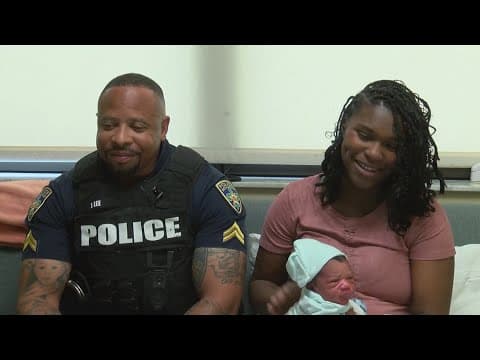 Louisiana police officer helps deliver baby