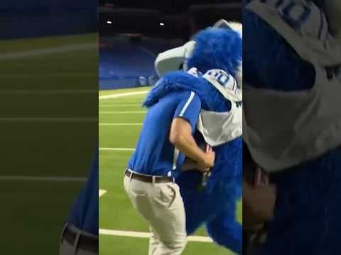 Local meteorologist lands on IR after being flattened by NFL mascot on live TV