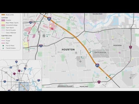 Residents can voice their opinions on I-45 expansion project at public meetings this week