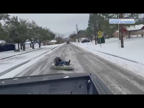 Houston snow seen through your pics, videos