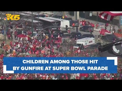 At least 8 children among 22 hit by gunfire at end of Chiefs' Super Bowl parade; 1 person killed