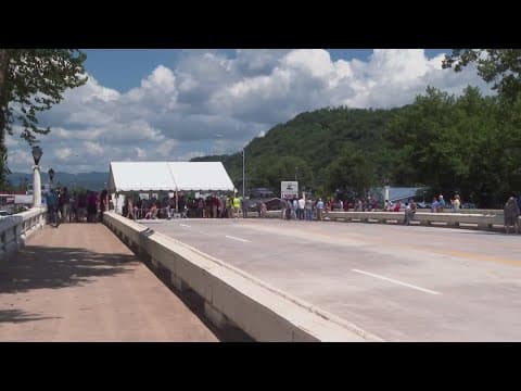 'So happy! Get this bridge open, and hallelujah!' | Elizabethton bridge reopens months after Helene