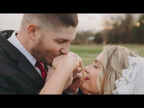 Couple bonded by Christmas is looking for the Mr. and Mrs. Clause who attended their wedding