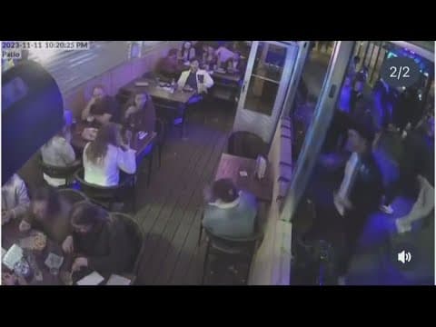 Videos shows bar patron smack woman while walking away from bar they were kicked out of