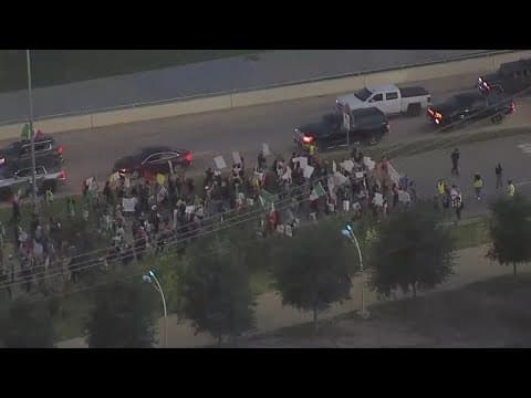 More details released surrounding Margaret Hunt Hill Bridge ICE protest on Monday night
