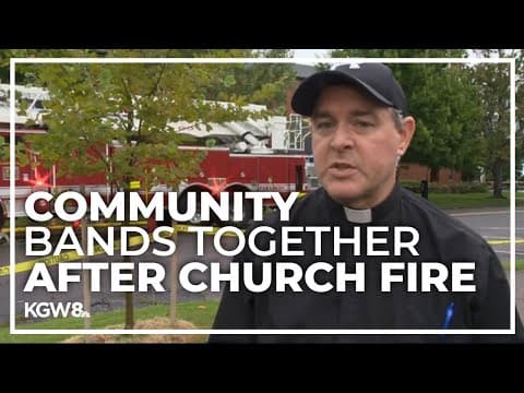 Arson suspect in custody after fire damages Salem church