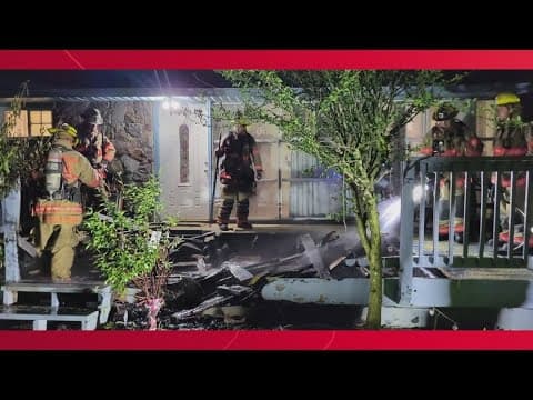 Crews extinguish Rockville deck fire