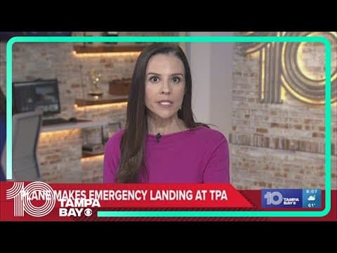 TPA: United Airlines flight makes emergency landing in Tampa after open door indicator light turns o