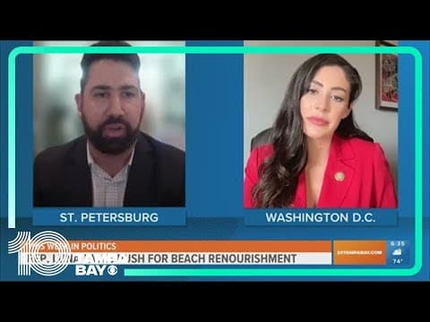 Rep. Ana Paulina Luna pushes for beach renourishment