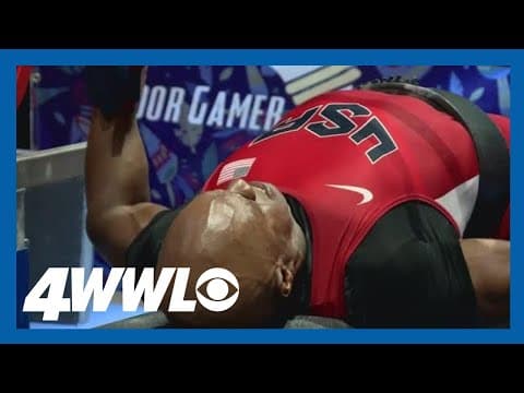 Weightlifter from Lower Ninth Ward sets 9 records in powerlifting competition