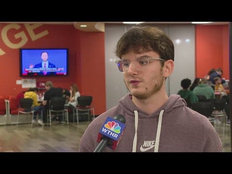 UIndy students gather for vice presidential debate watch party