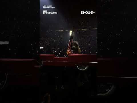 Beyoncé's prop car was lowered down at NRG Stadium in Houston Saturday after it started to tilt