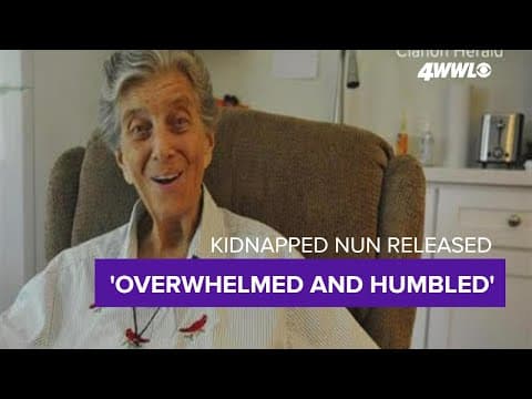 Kidnapped nun Suellen Tennyson 'overwhelmed and humbled' after release
