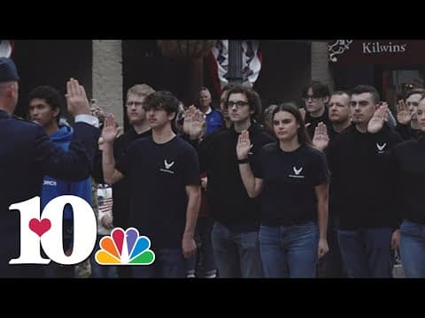 Dozens of new cadets take oath of service before Veterans Day Parade