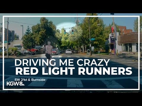 Red light runners caught on camera in Portland