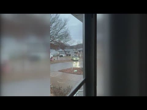 No, video doesn't show firetrucks doing donuts in a DMV neighborhood