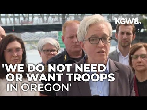 Oregon governor said in call to Trump that Portland did not request, does not need federal troops