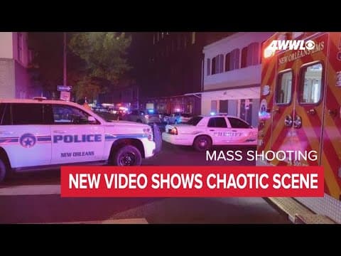 New video shows chaotic aftermath of mass shooting in New Orleans