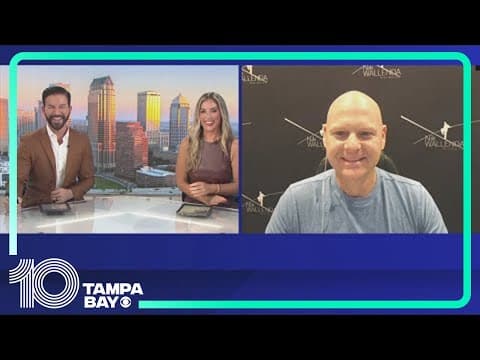 Acrobat Nik Wallenda talks about winter holidays circus in Sarasota