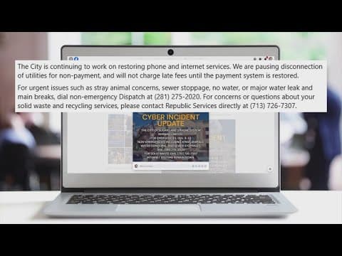 Some City of Sugar Land services impacted by 'cyber-event'