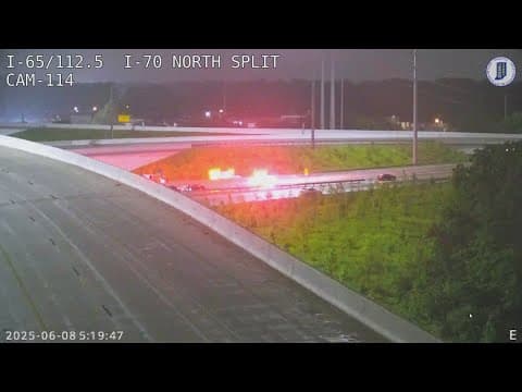 1 killed in North Split crash in downtown Indy