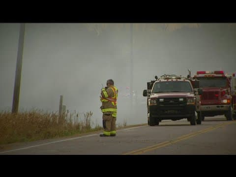 Grass fire burns 60 acres in Carver County