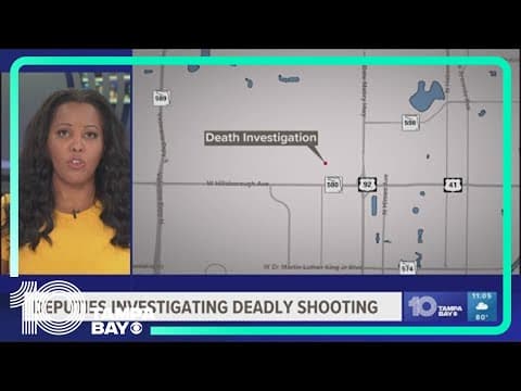 Deputies: Investigation underway after 1 person found dead in Tampa