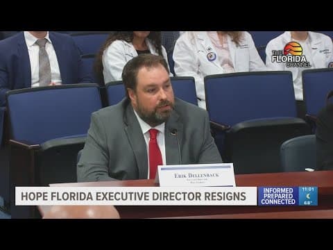 Hope Florida Foundation executive director resigns amid scrutiny over donations