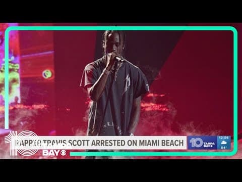 Travis Scott arrested for trespassing, disorderly intoxication