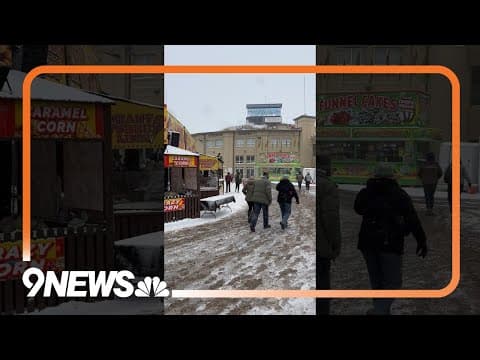 Snow makes for a pretty scene at 2024 National Western Stock Show
