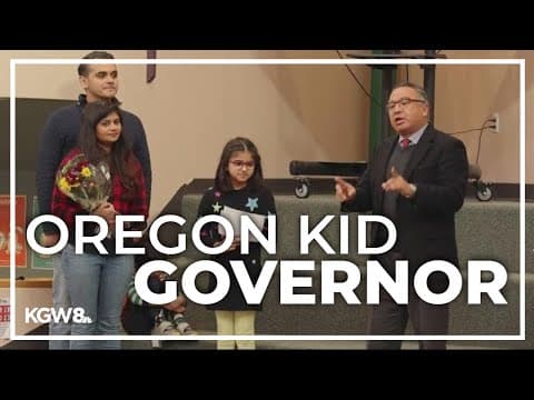 Beaverton School District student selected as Oregon's 7th kid governor