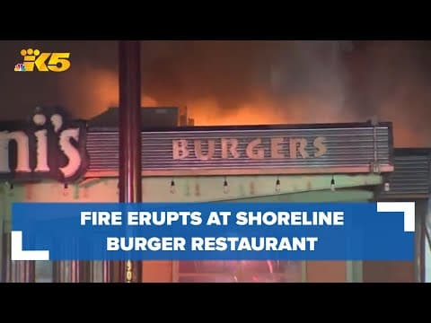 BREAKING: Fire erupts at Shoreline restaurant