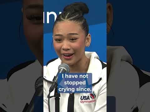 Suni Lee shares her emotions about heading back to the Olympics with the US women's gymnastics team.