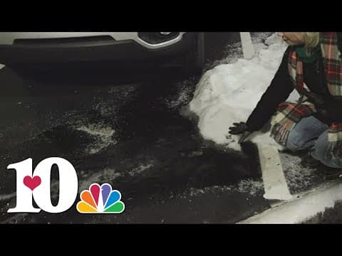 Drive slowly! Moisture on the roads is re-freezing due to frigid temperatures