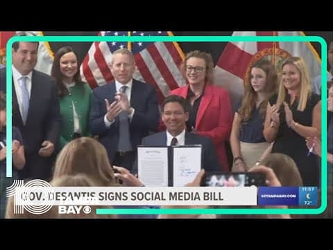 Critics say Florida's new social media bill is too restrictive