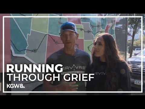 Father who lost teenage daughter runs to raise awareness about grief
