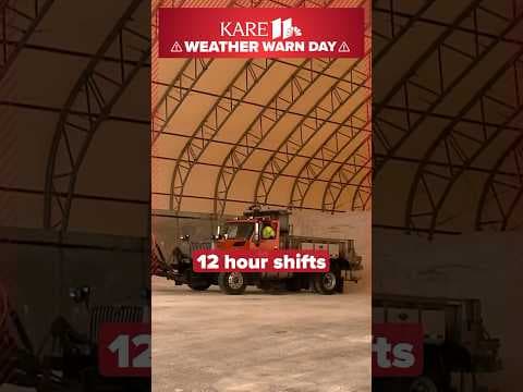 MnDOT crews are working the roads all day with snow in the forecast!