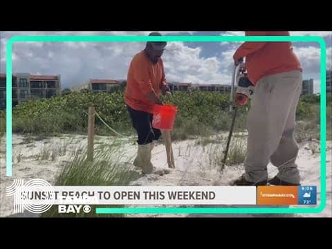 Sunset Beach to open over the weekend