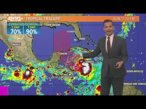 Monday 5 am Tropical Update: Hurricane likely in the Gulf this week