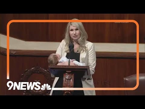 Colorado congresswoman flies across the country with newborn son to vote