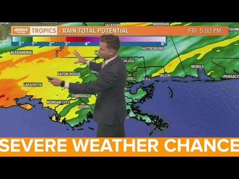 New Orleans Weather: Severe Weather Possible for St. Patrick's Day
