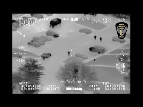 Video shows OSHP helping Columbus officers arrest suspects in shooting