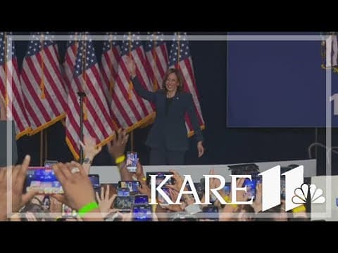 Harris visits battleground Wisconsin in first rally as Democrats coalesce around her for president