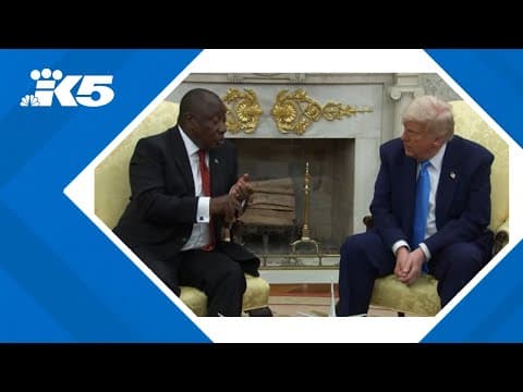 South African president pushes back against claims the country isn't protecting white farmers