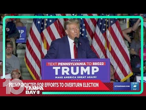 Trump charged by Justice Department for efforts to overturn his 2020 presidential election loss