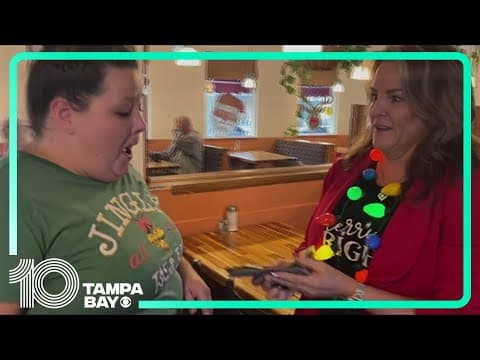 700% tip: Christmas Eve tradition blesses New Port Richey waitress