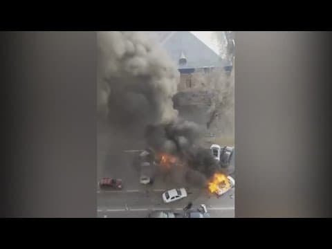 Ukraine strikes back at Russia with missile attack killing at least a dozen people, including civili