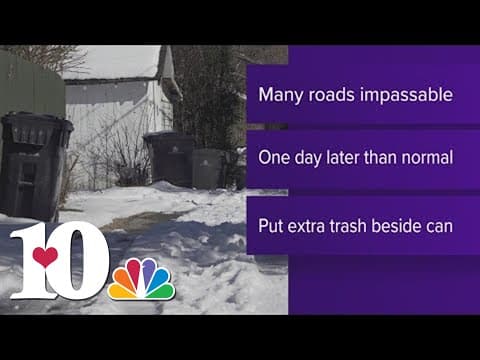 Waste Management hopes to return all customers to normal service by next week