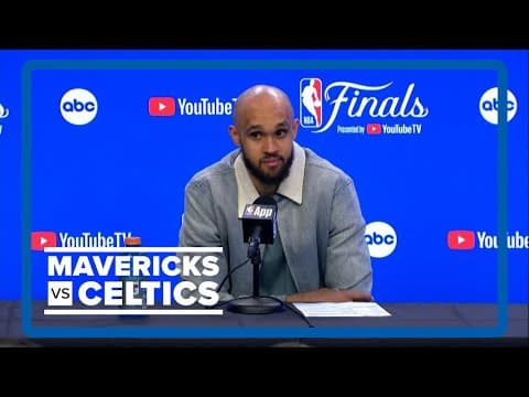 NBA Finals: Derrick White full press conference after Boston's Game 3 win