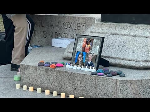 Ohio State students hold vigil for Michigan State, demand change on gun reform laws